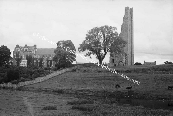 YELLOW STEEPLE AND PRIORY HOUSE